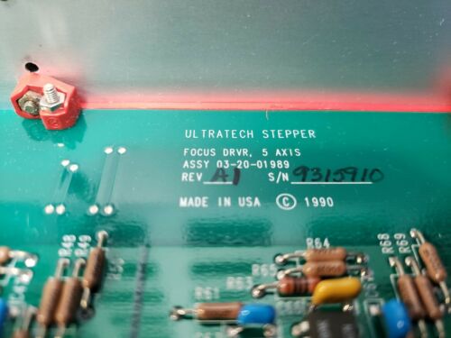 Ultratech Stepper WAS Driver 5 Axis Focus Driver Board 03-20-01989 Rev. A1