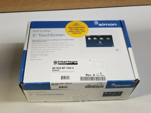 Interlogix Simon 5" Color Security LCD Touchscreen 60-924-RF-TS5-2 Display