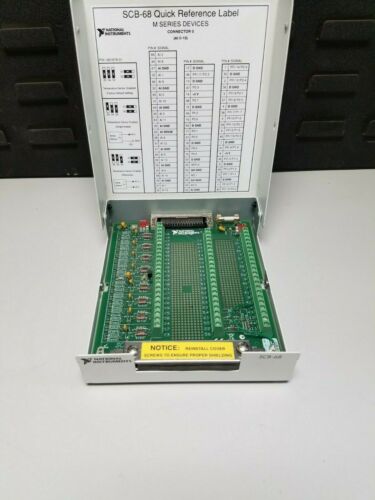 National Instruments SCB-68 Shielded Input Output Connector Block