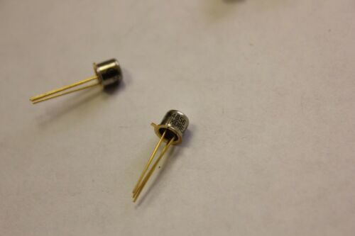 5 Motorola 2N4856 Gold Lead Transistors