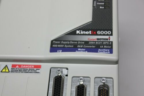Allen Bradley Kinetix 6000 GuardMotion Power Supply Servo Drive 2094-BC01-MP5-S