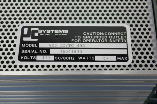 JC Systems FastTrac 620-tc/tc-488 Enviromental Chamber Programmer PLC