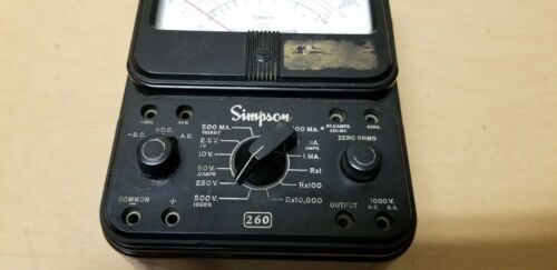 Simpson 260 Series VOLT-OHM-MILLIAMMETER Multimeter