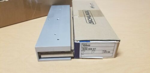 2 Schlage HDB490 Herculite Door Brackets For M490