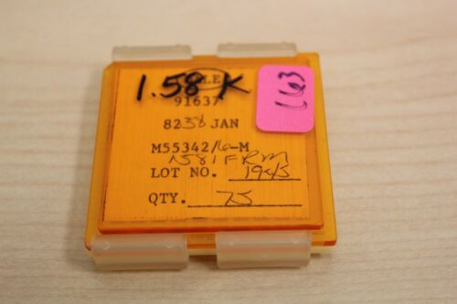 66 New Vishay/Dale Mil Spec Chip Resistors JAN M55342 1.58K
