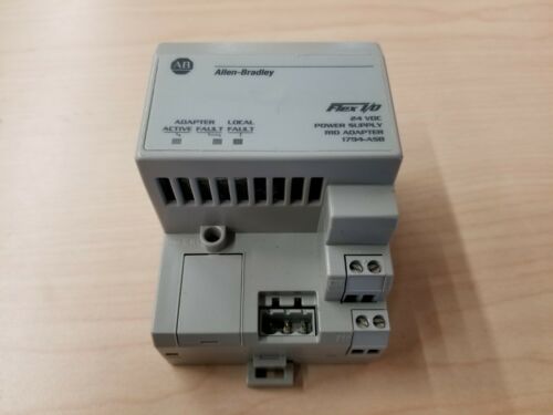 Allen Bradley Flex I/O 24VDC Power Supply RIO Adapter 1794-ASB C F/W D PLC