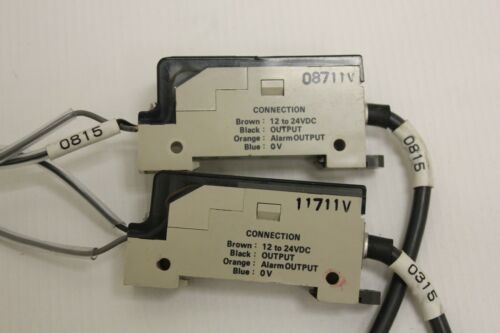 Lot of 2 OMRON E3C-JC4P Photoelectric sensors