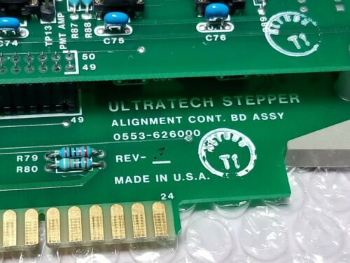 Ultratech Stepper Alignment Controller Board 0553-626200 Rev. L 0553-626000 RV J