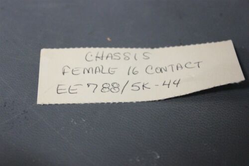 2 BENDIX 16 POSITION MIL SPEC PANEL MOUNT CIRCULAR CONNECTOR MS3127E 20-16S