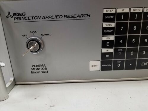 EG&G Princeton Applied Research Plasma Monitor 1451