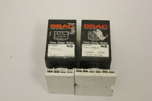 SSAC Digiset PRB43 + TDS120ALD Time Delay Relay 120 VAC