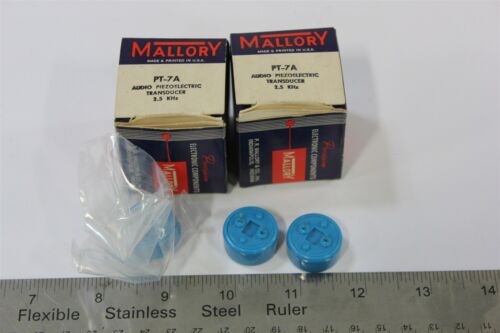 3 Mallory Audio Piezoelectric Transducer 2.5khz Pt-7a