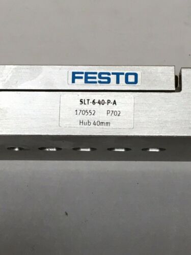 Festo SLT-6-40-P-A Actuator Mini Slide Pneumatic Used