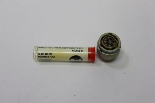 BENDIX MIL SPEC CIRCULAR CONNECTOR WITH CONTACTS JT06RE-10-55