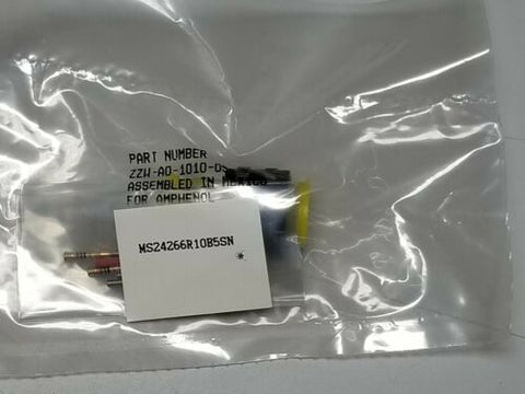 New Amphenol Pyle Military Spec Circular Connector With Contacts MS24266R10B5SN