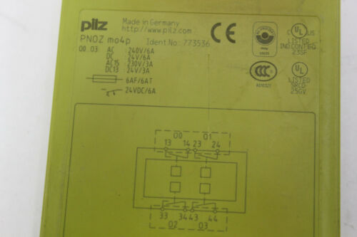 Pilz Pnoz mo4p Safety Relay Module 773536