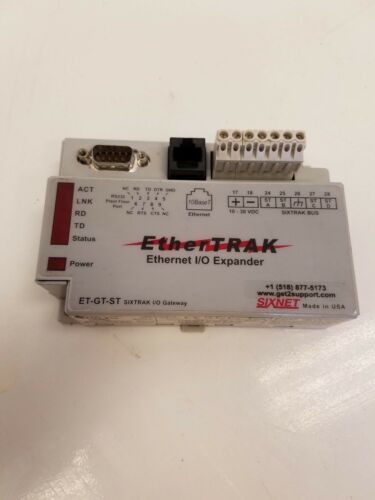 EtherTrak ET-GT-ST1 , ETHERNET I/O EXPANDER, Gateway, sixnet