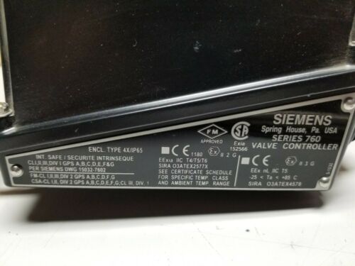 New Siemens Series 760 Valve Controller Positioner 760P15ABEGNND6
