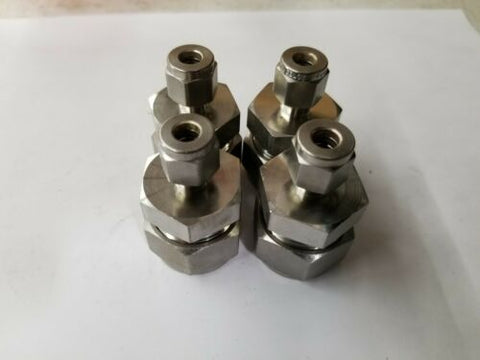 4 New Swagelok Stainless Steel 3/4x1/4 Reducing Union Fittings SS-1210-6-4