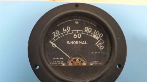 HICKOK % NORMAL PANEL METER GAUGE 46R