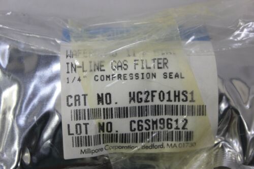 Millipore Wafergard II Mini Inline Gas Filter WG2F01HS1 1/4" Compression Seal