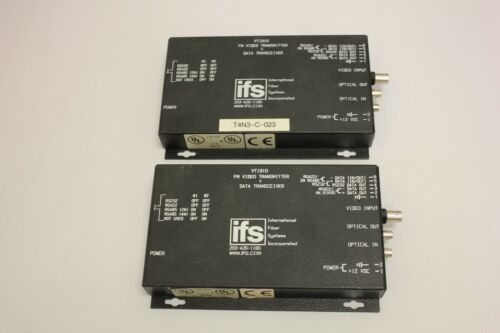 Lot of 2 IFS VT1910 FM Video Transmitter + Data transceiver