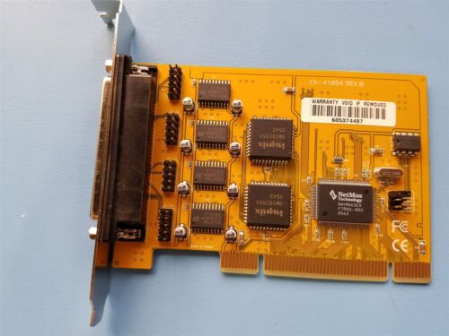 EXSYS 4x SERIAL & 1x PARALLEL MULTI I/O PCI CARD EX-41094 REV.B