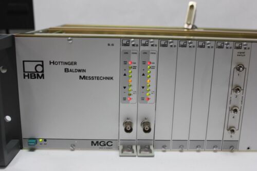 Hottinger Baldwin Messtechnik HBM MGC Data Acquisition Rack System DAQ
