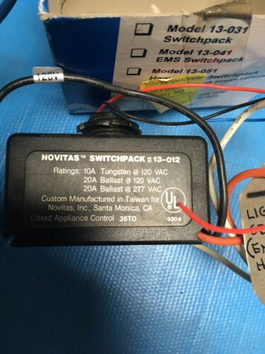 Novitas SwitchPack 13-012 Sensors
