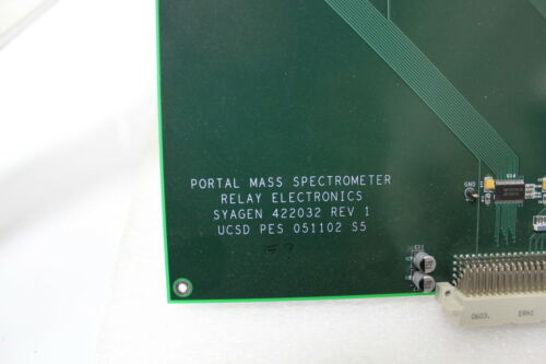 PORTAL MASS SPECTROMETER RELAY BOARD SYAGEN (S14-2-14D)