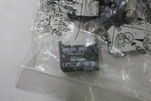 10 Allen Bradley Diode Modules 800F-XD7 SER. A