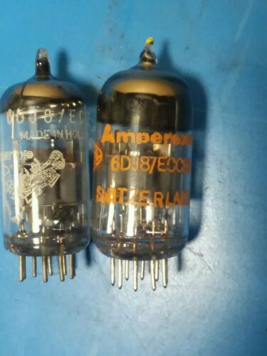 Amperex vacuum tubes 6DJ8/ECC88 lot of 2