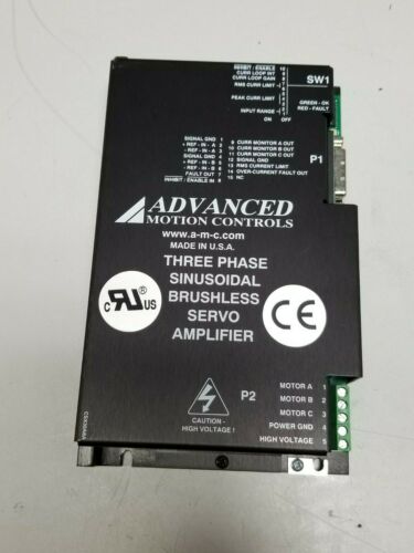 Advanced Motion 3 Phase Sinusoidal Brushless Servo Amplifier SX30A8A