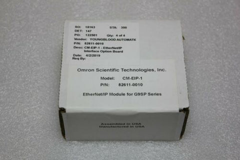New Omron Ethernet/IP PLC Expansion Module CM-EIP-1 Factory Sealed