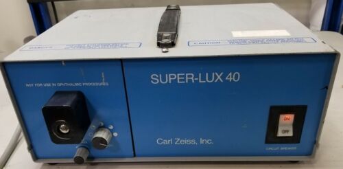 Carl Zeiss Super-Lux 40 Fiber Optic Light Source illuminator