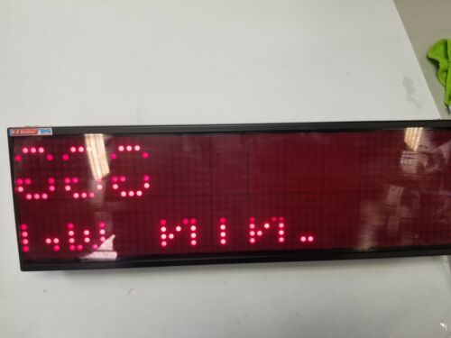 EZ AUTOMATION EZMR-2L10C-E INDOOR Nema 12 2 line 10 character red LED Marquee 2"