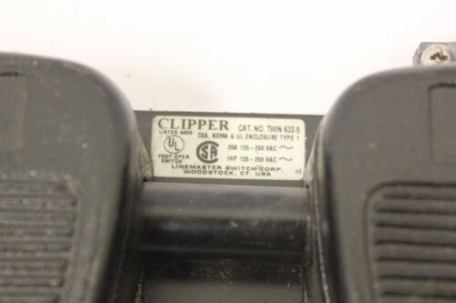 Clipper Linemaster Twin Foot Switch 632-S Electrical Pedal #2