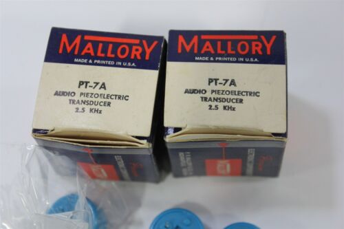 3 Mallory Audio Piezoelectric Transducer 2.5khz Pt-7a