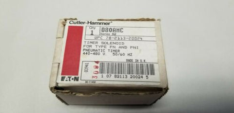 New Cutler Hammer Pneumatic Timer Solenoid for PN & PNI Timers D80AMC A2