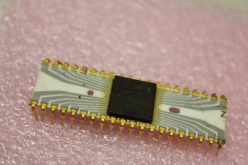 Vintage AMI Gold/Grey Trace CPU Chip Processor (B)