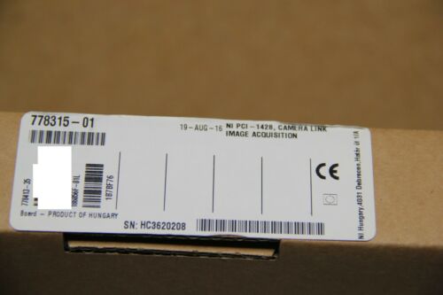 National Instruments IMAQ PCI-1428 Camera Link Image Acquisition Frame Grabber
