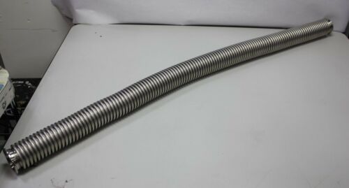 39" Long Stainless Steel Bellows Fexible Tube Hose Vacuum Fitting