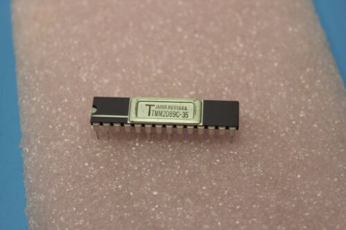 Unused Vintage Toshiba Static Ram Memory IC CHIP Purple Ceramic TMM2089C-35
