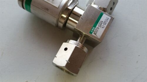 CKD HI PURITY STAINLESS STEEL DIAPHRAGM VALVE WITH ACTUATOR AGD01R-X0004