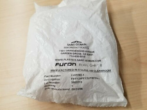 New Furon PTFE Flare Grip II High Purity TEE Fitting 1107292-1