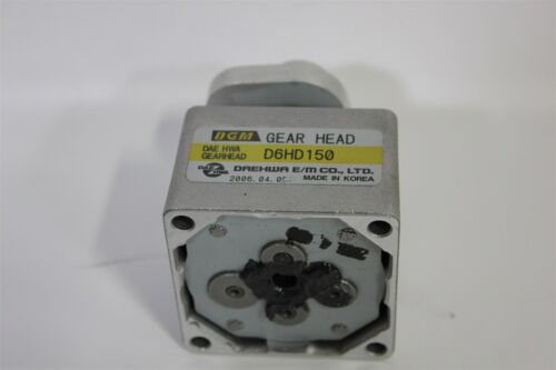 DGM GEAR HEAD D6HD150 FOR D615-18B1 GEARED MOTOR