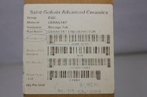Saint Gobain Adv Ceramics Cerastat End Defractor SCAN 8250
