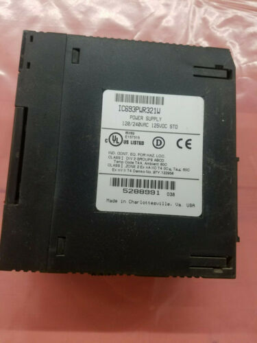GE Fanuc IC693PWR321W Series 90-30 Controller Power Supply