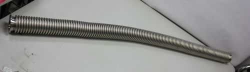 39" Long Stainless Steel Bellows Flexible Tube Hose Vacuum Fitting