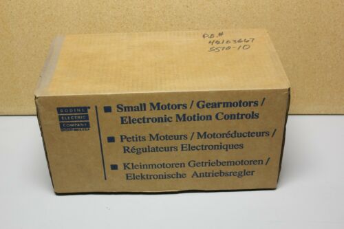 New Bodine Gear Motor Gearmotor 10:1 1/12hp 200rpm 33A3BEPM-5R